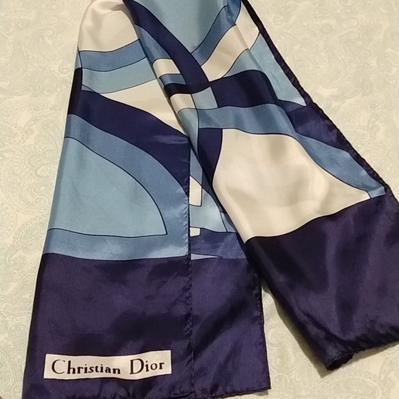 Original Christian Dior scarf geometric modern - Picture 14 of 15